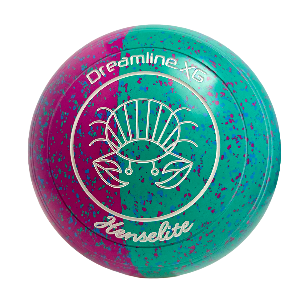 Henselite Dreamline XG Lawn Bowls Size 4 Heavy Non-Gripped - Paradise Duo  BE4-29