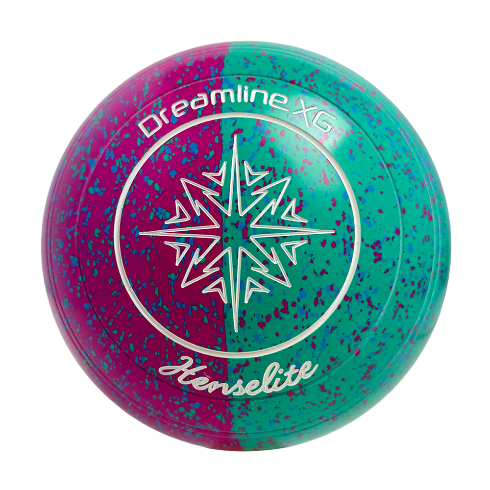 Henselite Dreamline XG Lawn Bowls Size 3 Heavy Non Gripped - Paradise Duo BE4-66