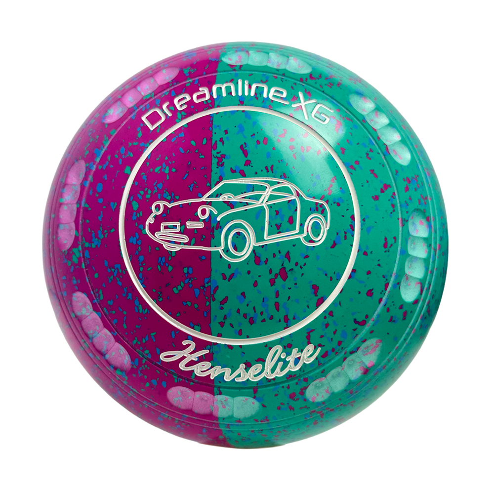 Henselite Dreamline XG Lawn Bowls Size 4 Heavy Gripped - Paradise Duo BE4-73