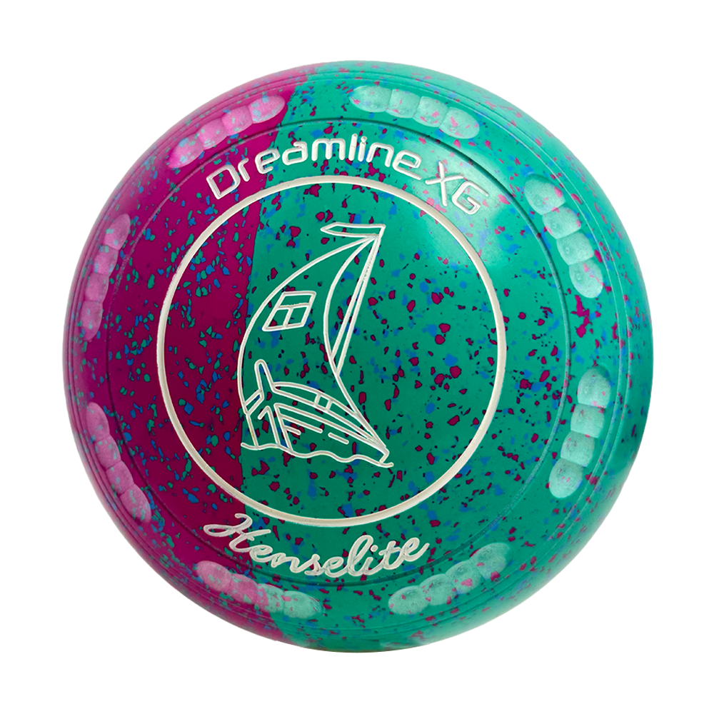 Henselite Dreamline XG Lawn Bowls Size 3 Heavy Gripped - Paradise Duo BE5-22