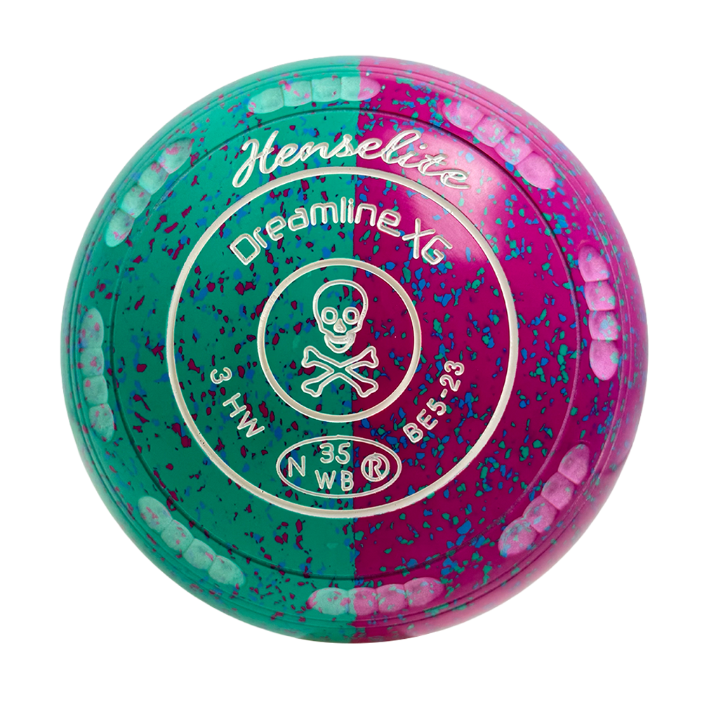 Henselite Dreamline XG Lawn Bowls Size 3 Heavy Gripped - Paradise Duo BE5-23