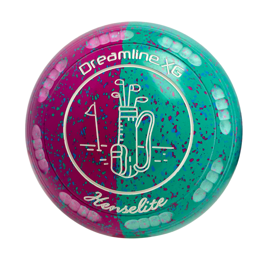 Henselite Dreamline XG Lawn Bowls Size 3 Heavy Gripped - Paradise Duo BE5-24