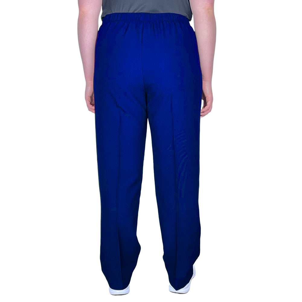 Domino Womens Lawn Bowls Pants BA Logo - Royal Blue