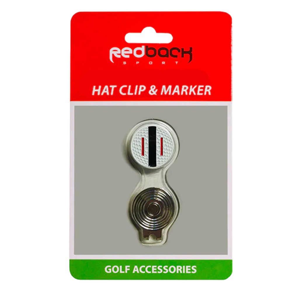 Redback Ball Markers with Magnetic Hat Clip - Thick Align