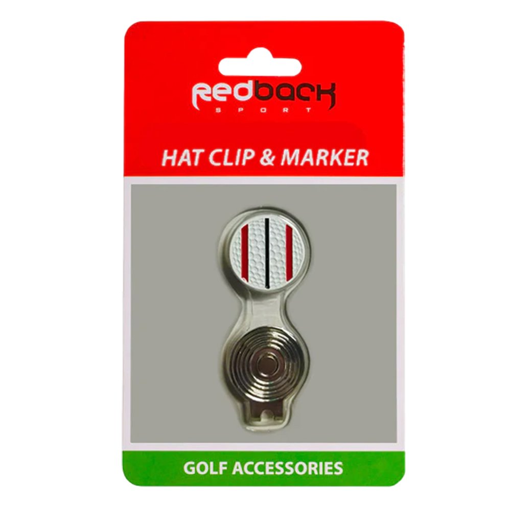 Redback Ball Markers with Magnetic Hat Clip -Thin Align