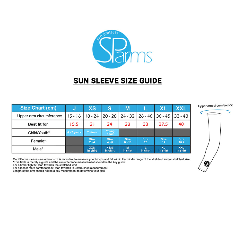 SParms Sun Protection Sleeves - Grey