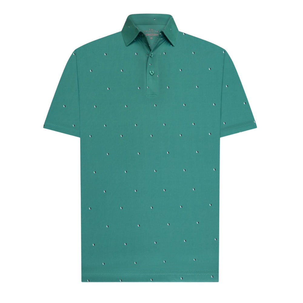 Sporte Leisure Mens Shoreline Short Sleeve Polo - Golf Green