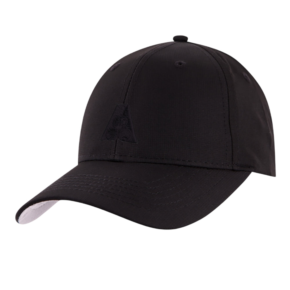 Sporte Leisure Unisex Micro Ripstop Cap BA Logo - Black/Chrome