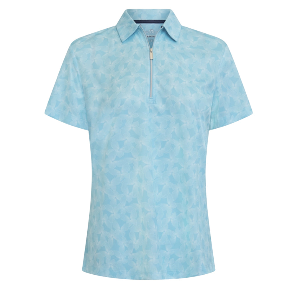 Sporte Leisure Womens Butterfly Kisses Short Sleeve Polo - Mint