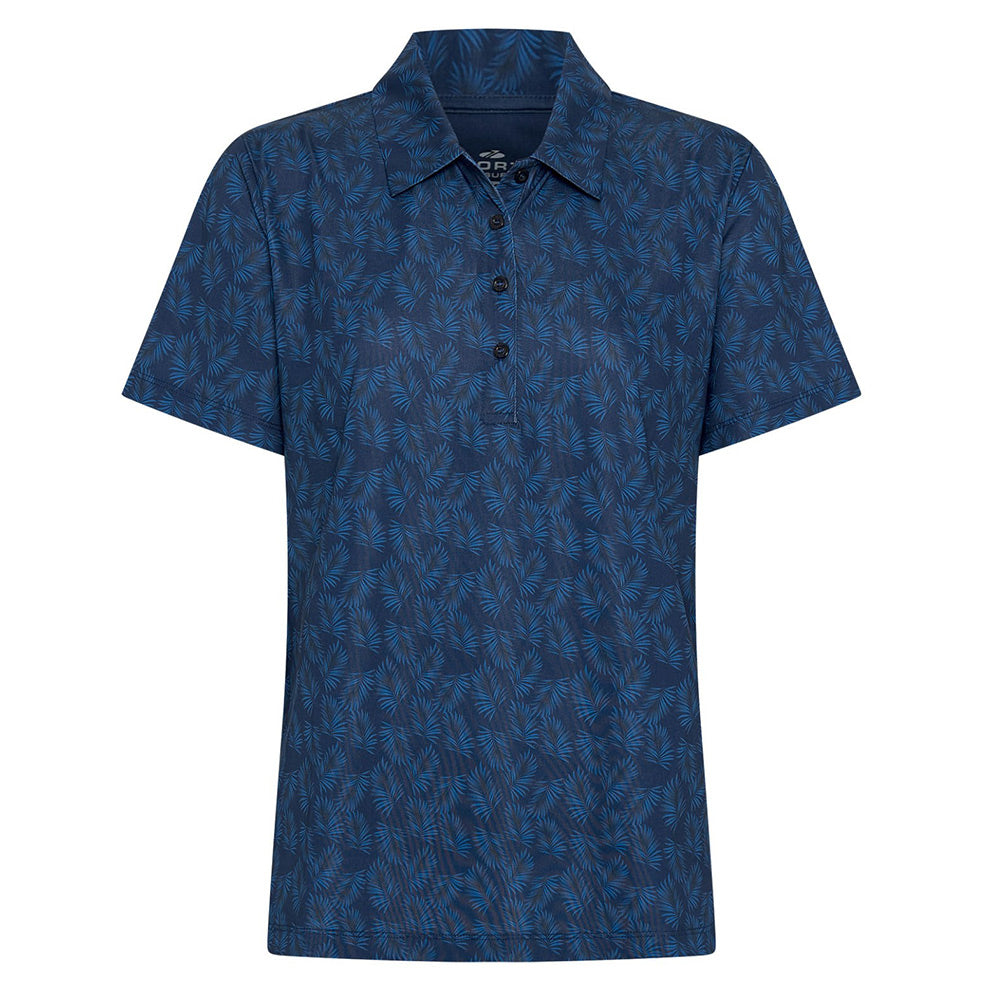 Sporte Leisure Womens Deep Short Sleeve Polo BA Logo - Marine