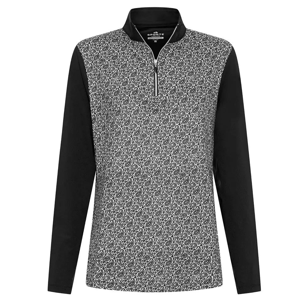 Sporte Leisure Womens Lily Long Sleeve Polo BA Logo - White - Bowls City