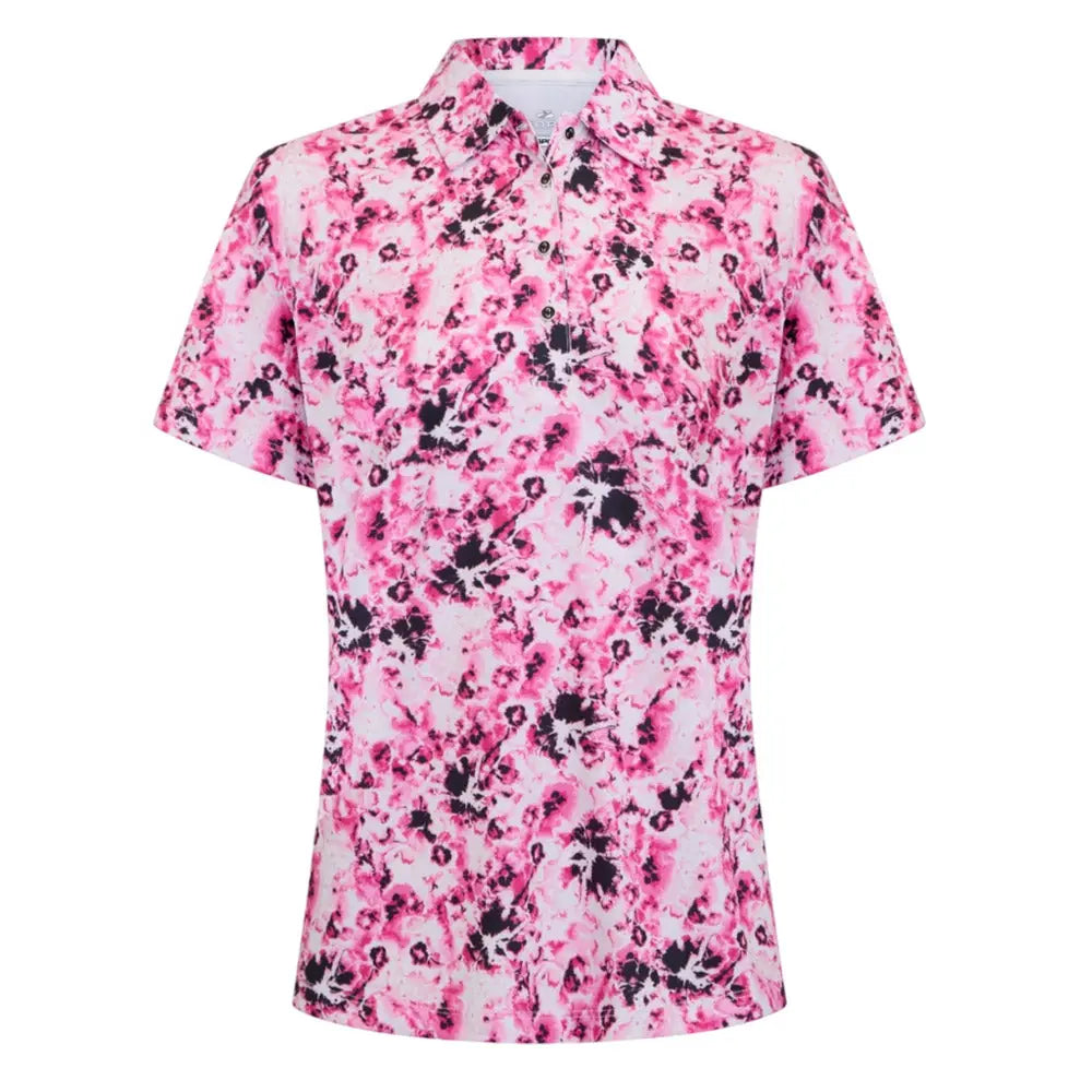 Sporte Leisure Womens Tidal Bloom Polo BA Logo - Short Sleeve - Bowls City
