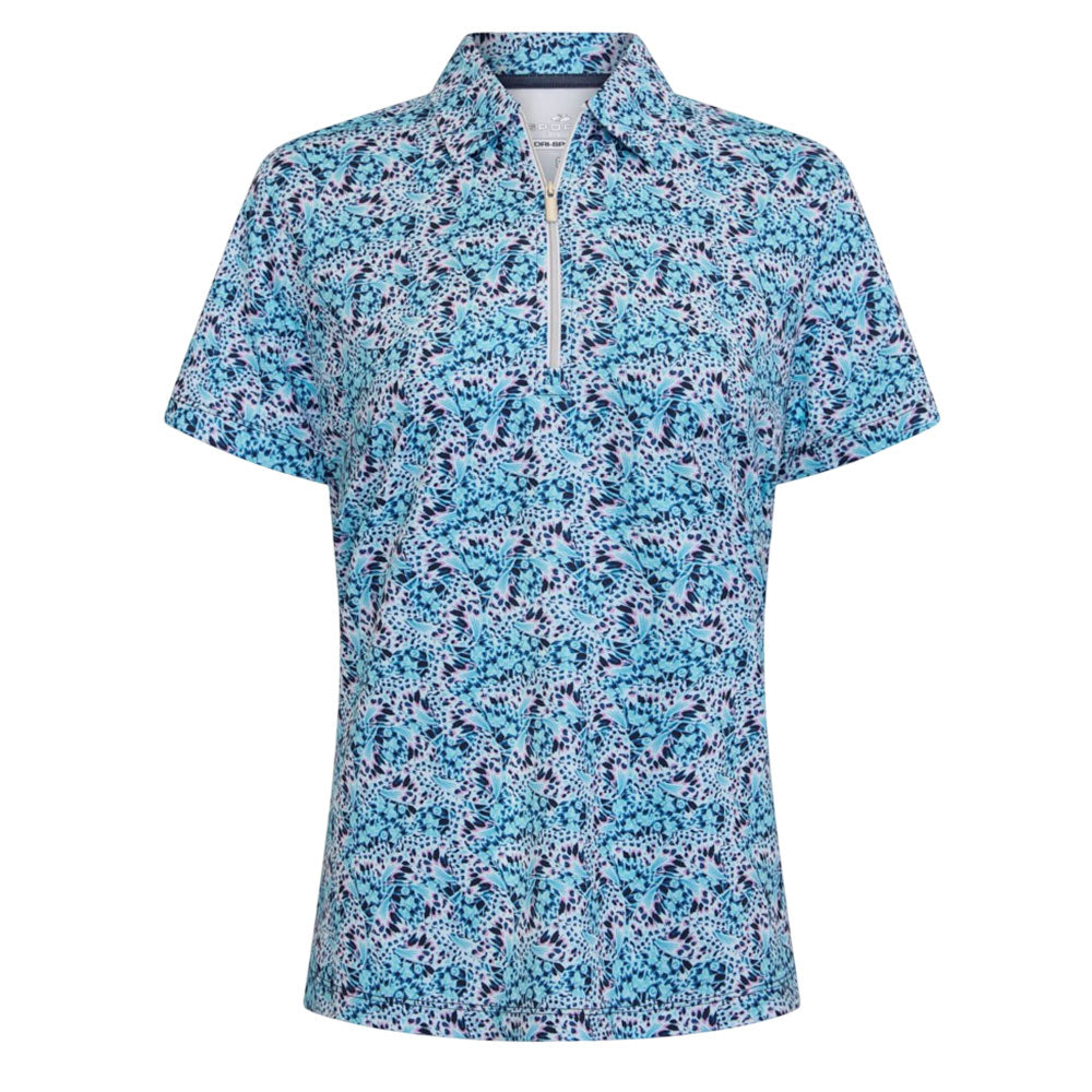 Sporte Leisure Womens Wings Short Sleeve Polo - Navy