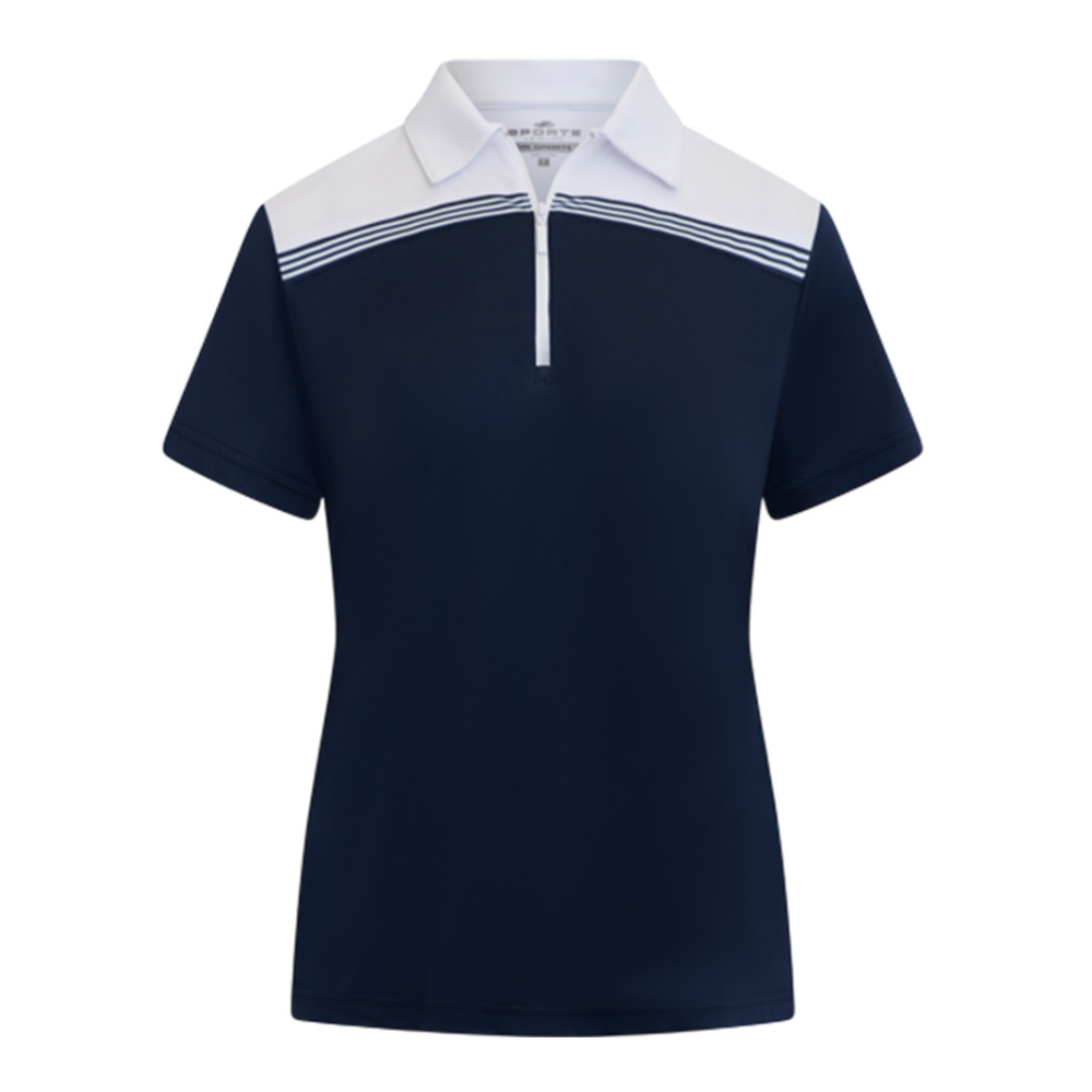 Sporte Leisure Womens Edge Short Sleeve Polo BA Logo