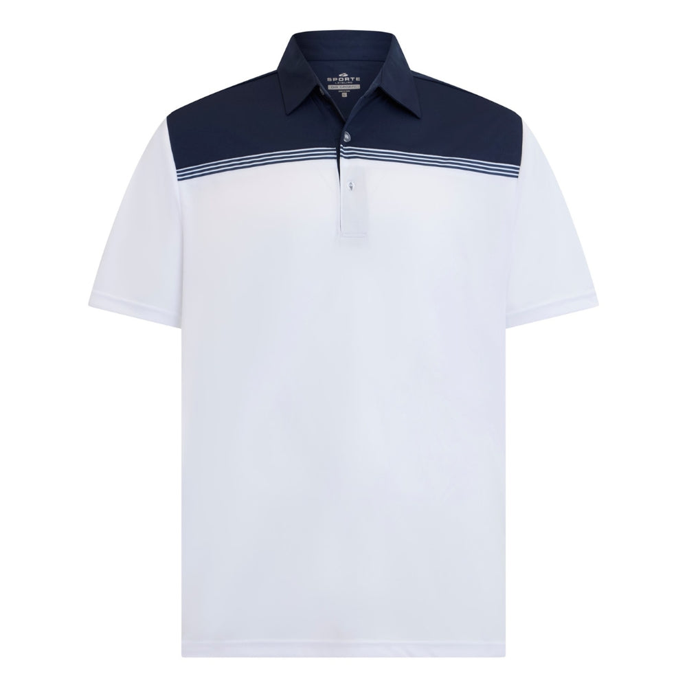 Sporte Leisure Mens Edge Short Sleeve Polo BA Logo
