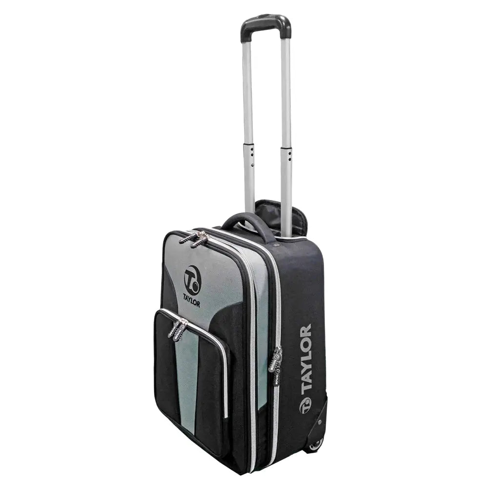 Taylor Tourer Trolley Bag Black/Silver - Bowls City