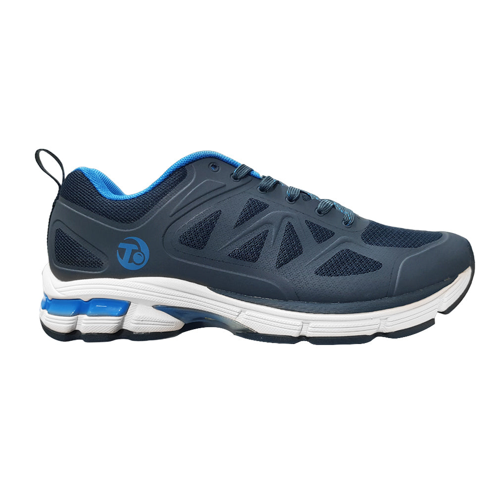 Taylor Mens Matrx Lawn Bowls Shoe - Grey/Blue - Bowls City