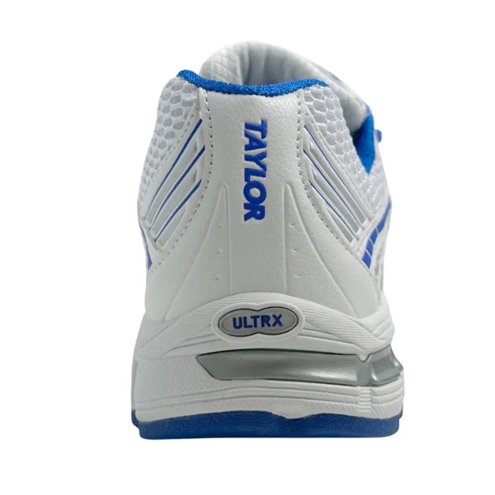 Taylor Mens Ultrx Lawn Bowls Shoe - White/Blue - Bowls City