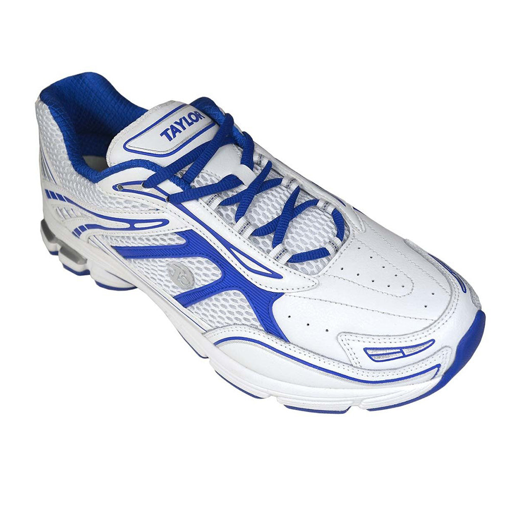 Taylor Mens Ultrx Lawn Bowls Shoe - White/Blue