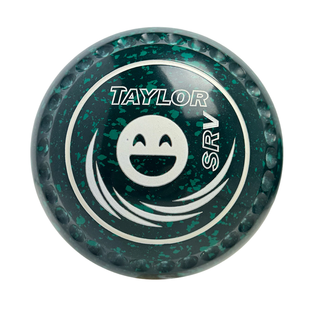 Taylor Redline SRV Lawn Bowls Size 3 Heavy Gripped Dark Green/Green - HAD5986A