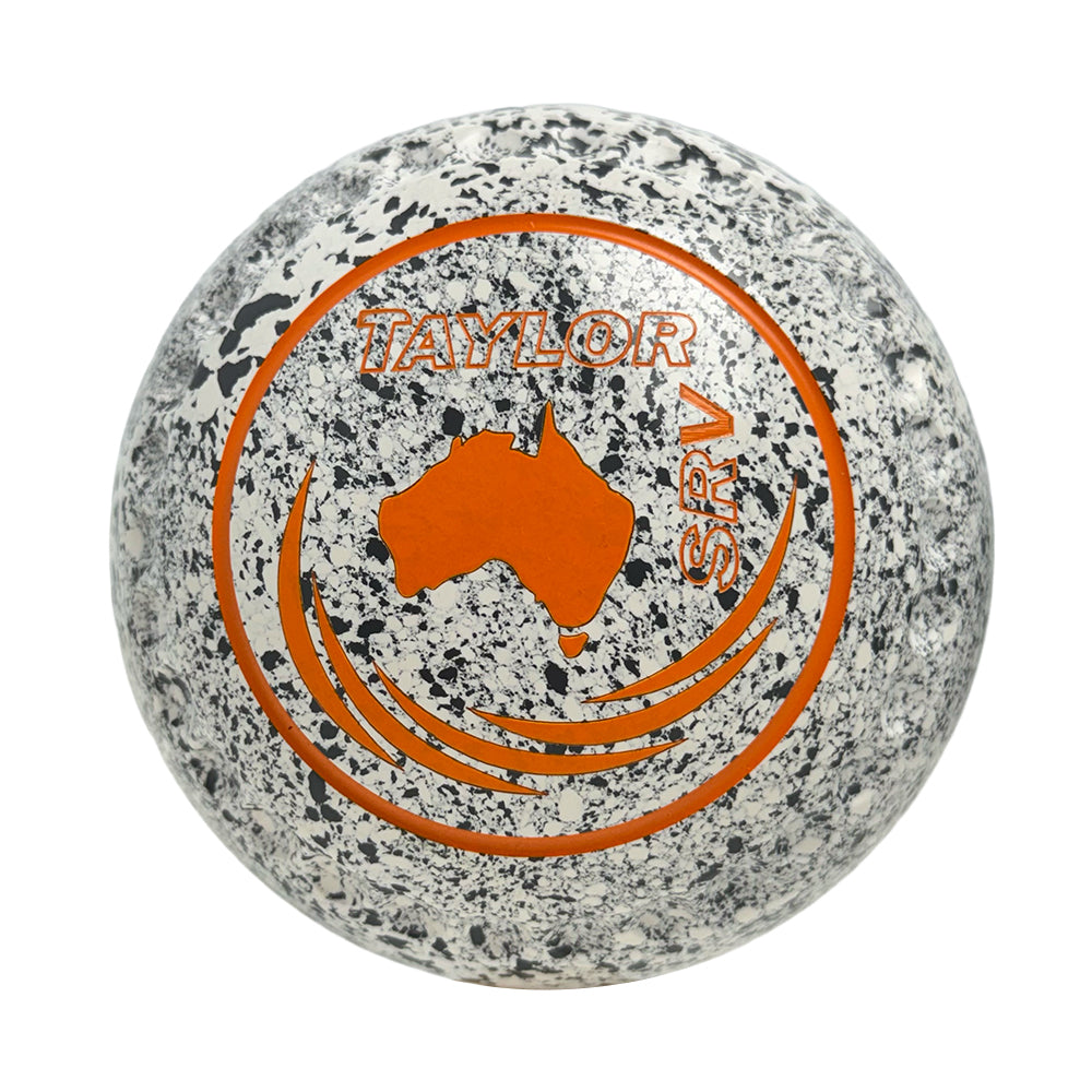Taylor Redline SRV Lawn Bowls Size 3 Heavy Gripped White/Grey - HAE2044A