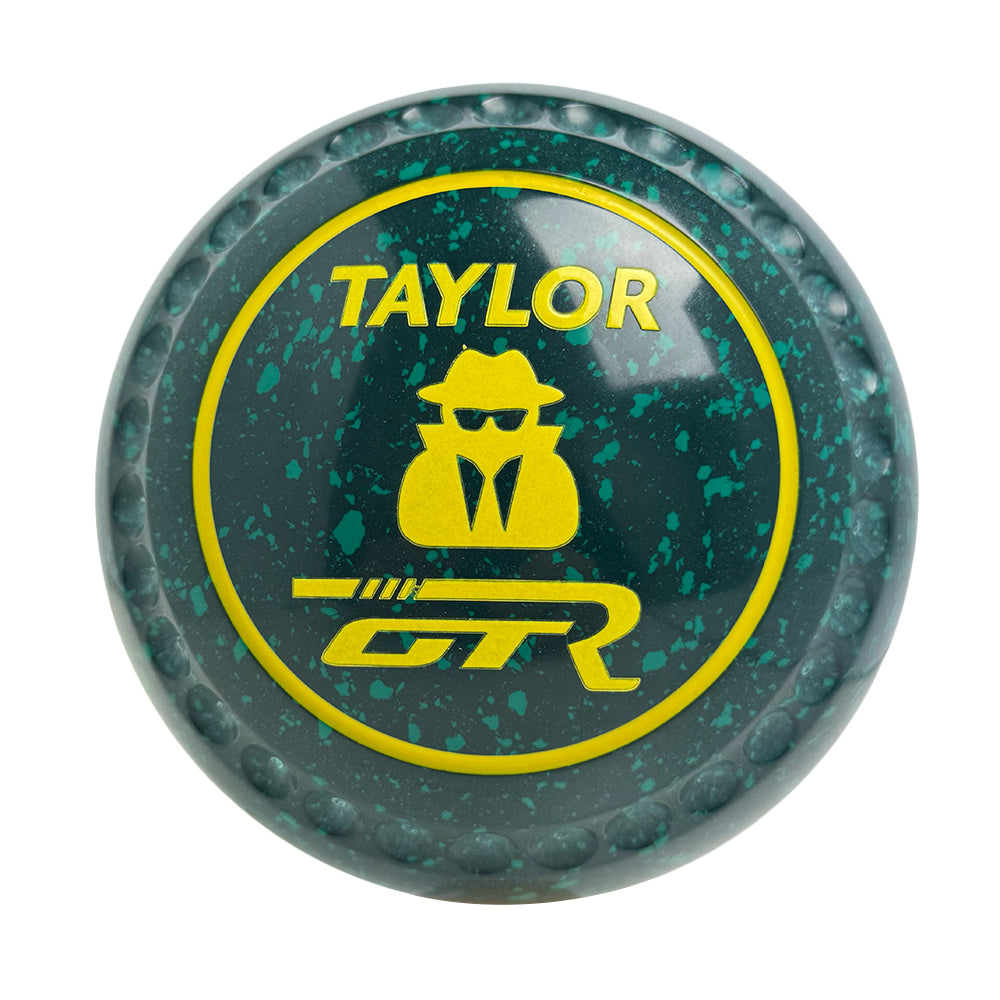 Taylor GTR Lawn Bowls Size 3 Heavy Gripped Dark Green/Green - HAE2136A