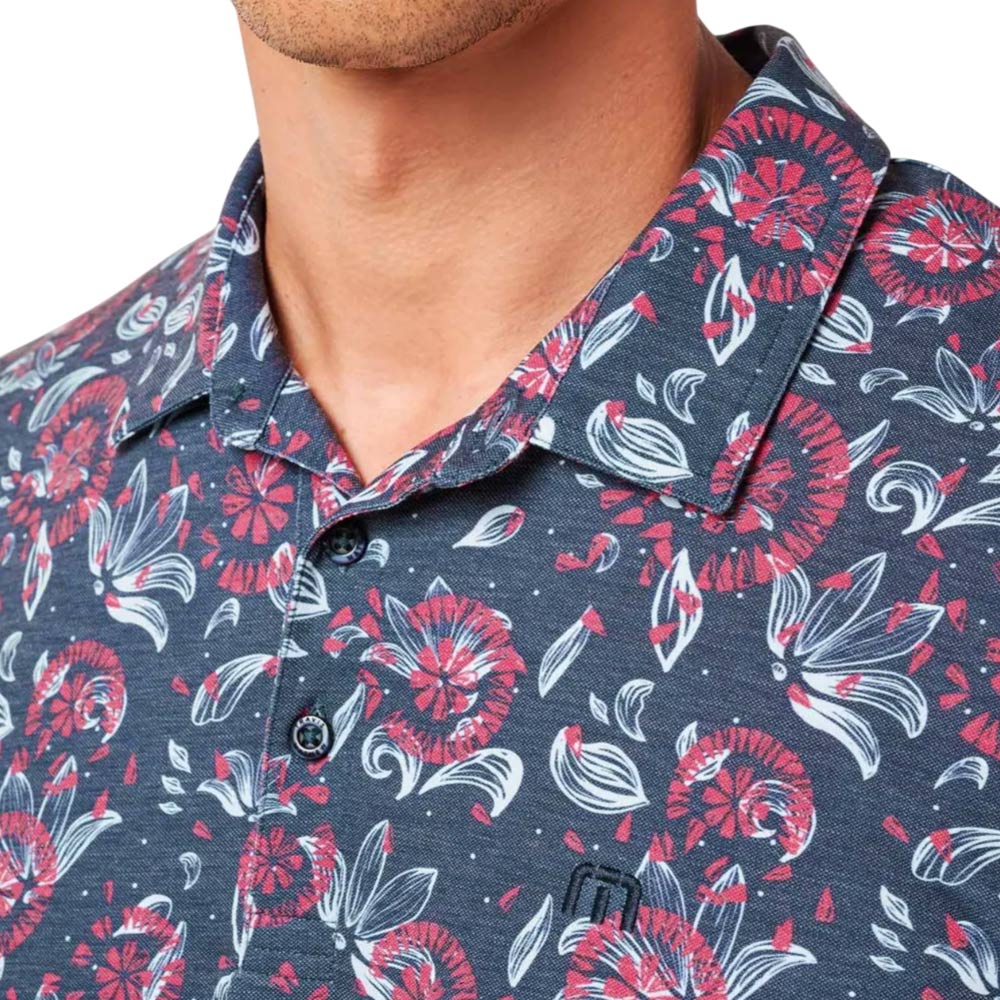 Travis Mathew Mens Featherweight Flourish Polo