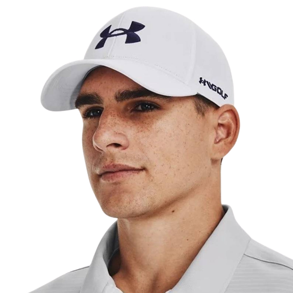 Under Armour Mens Golf96 Mesh Cap - White/Navy