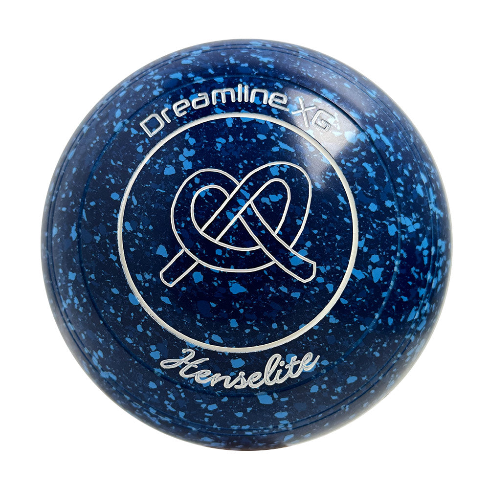 Henselite Dreamline XG Lawn Bowls Size 4 Heavy Non-Gripped - Denim  AO8-34