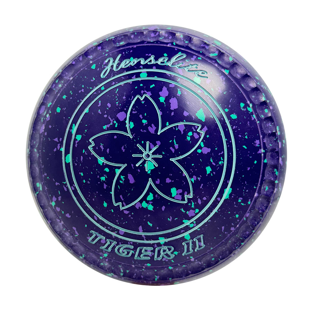 Henselite Tiger II Lawn Bowls Size 1 Heavy Gripped - Grapevine AY3-55