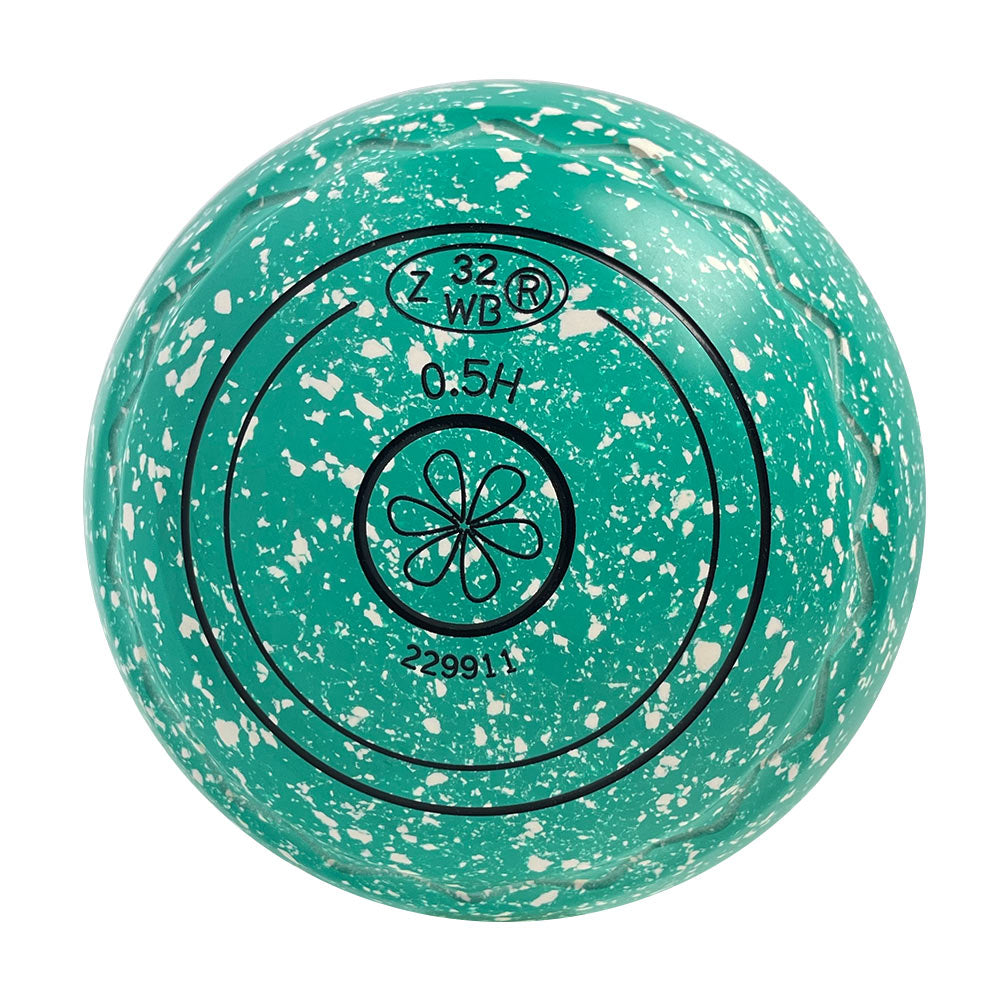 Aero Optima Lawn Bowls 0.5 Heavy Z-Scoop Tiffany - 229911