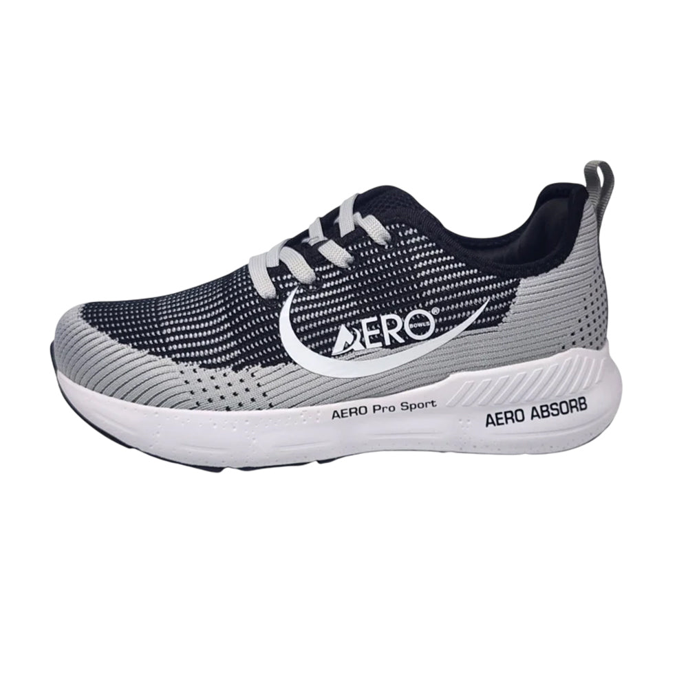 Paradiso Womens Raven Lawn Bowls Shoe - Black/Silver