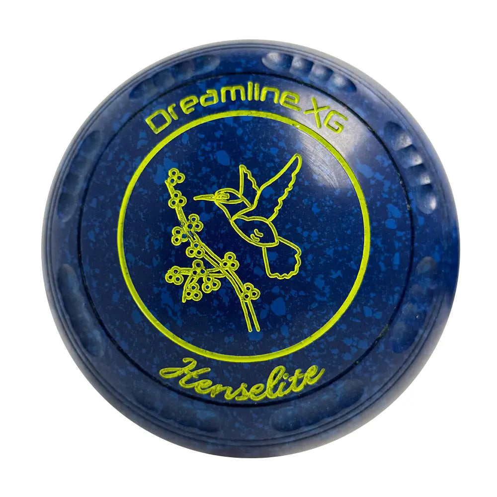 Henselite (Pre-Owned) Dreamline XG Lawn Bowls Size 3 Heavy Gripped Blue - AG7-09 Henselite