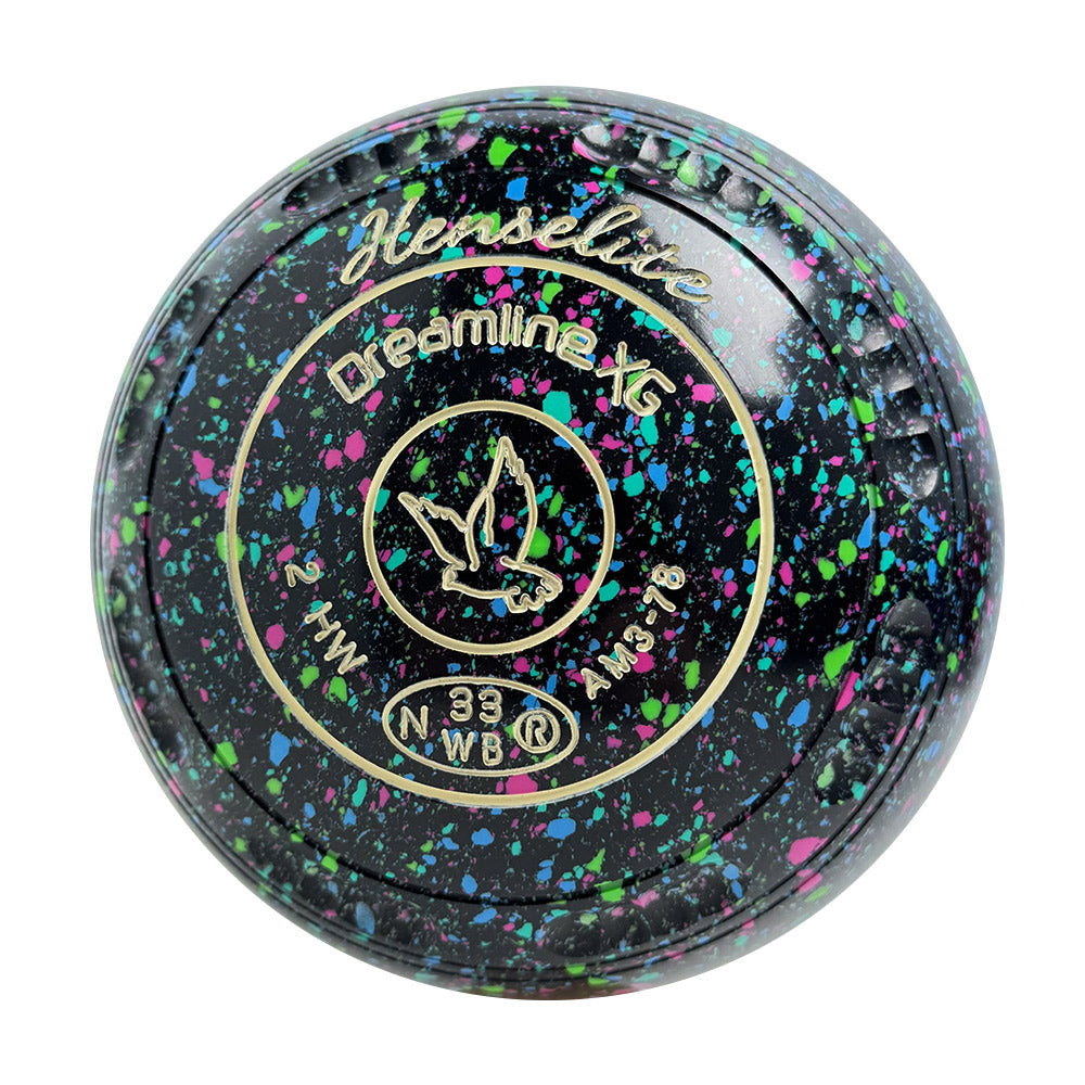 Henselite Dreamline XG Lawn Bowls Size 2 Heavy Gripped - Mystic - AM3-78