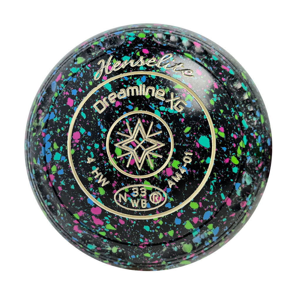 Henselite Dreamline XG Lawn Bowls Size 4 Heavy Gripped - Mystic AM4-01