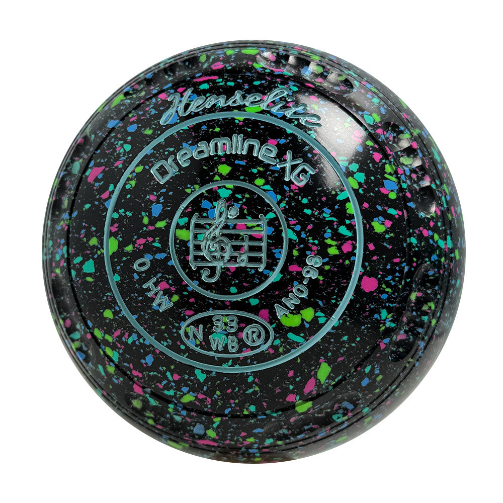 Henselite Dreamline XG Lawn Bowls Size 0 Heavy Gripped - Mystic AN0-98