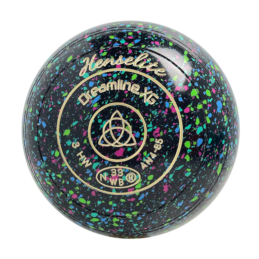 Henselite Dreamline XG Lawn Bowls Size 3 Heavy Non-Gripped - Mystic AN4-85