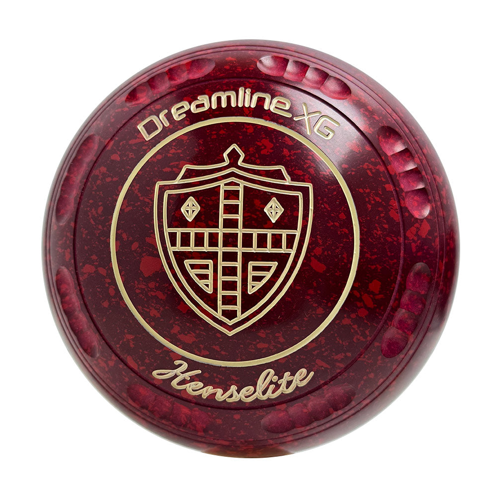 Henselite Dreamline XG Lawn Bowls Size 2 Heavy Gripped - Ruby Rich  - AP1-98