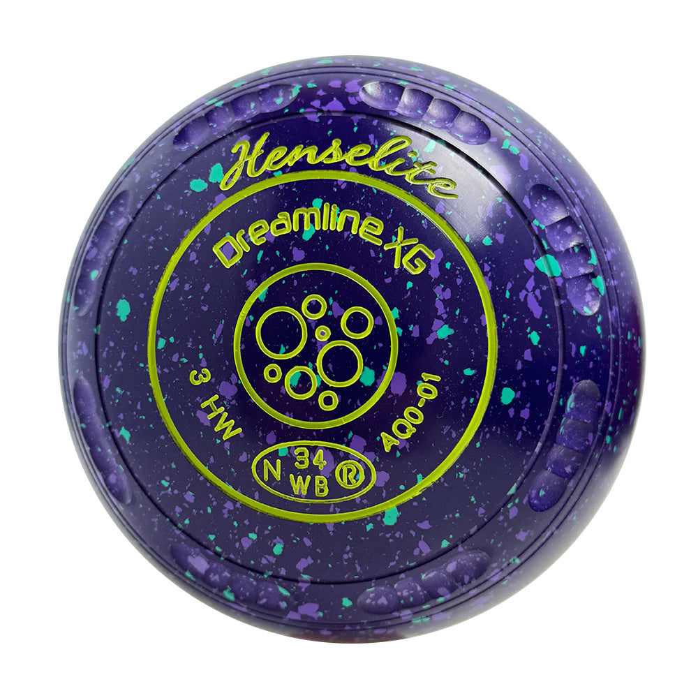 Henselite Dreamline XG Grapevine Lawn Bowls Size 3 Heavy Gripped - AQ0-01