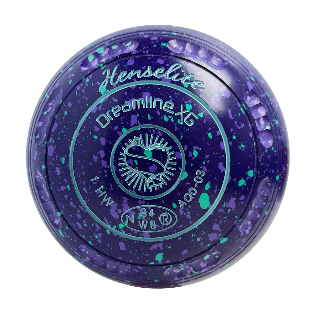 Henselite Dreamline XG Lawn Bowls Size 1 Heavy Gripped - Grapevine AQ0-03