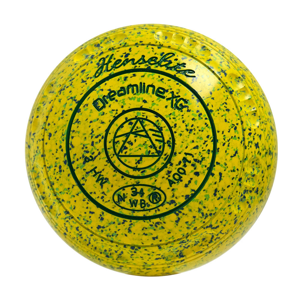 Henselite Dreamline XG Lawn Bowls Size 3 Heavy Gripped - Resort AQ0-71