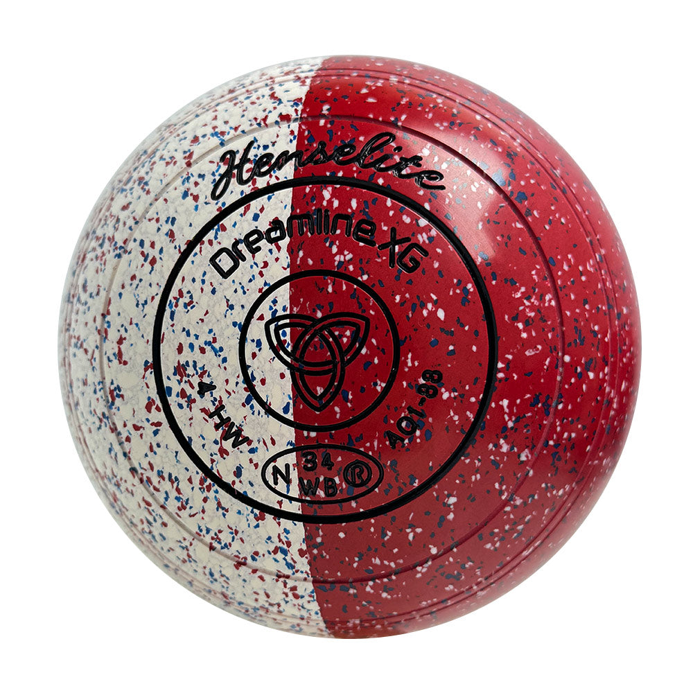 Henselite Dreamline XG Lawn Bowls Size 4 Heavy Non-Gripped - Atrium Duo  AQ1-88