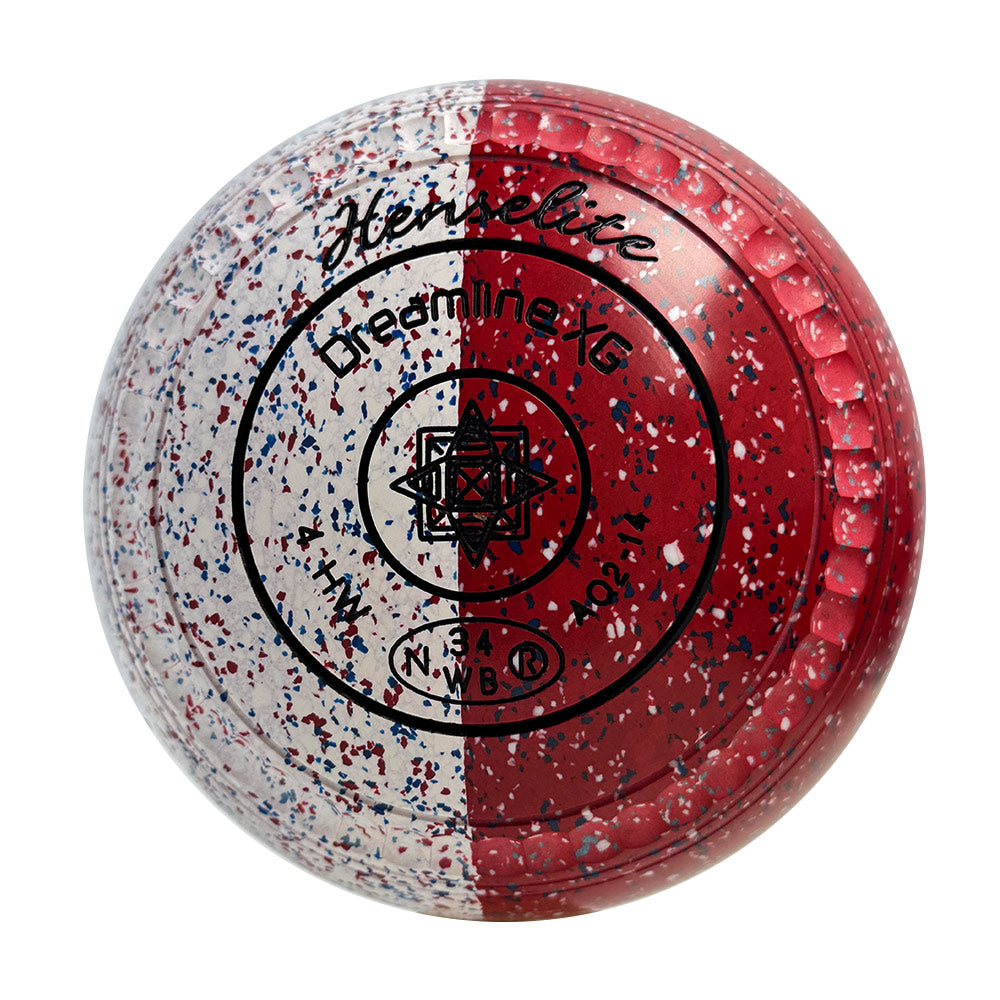 Henselite Dreamline XG Lawn Bowls Size 4 Heavy Gripped - Atrium Duo AQ2-14