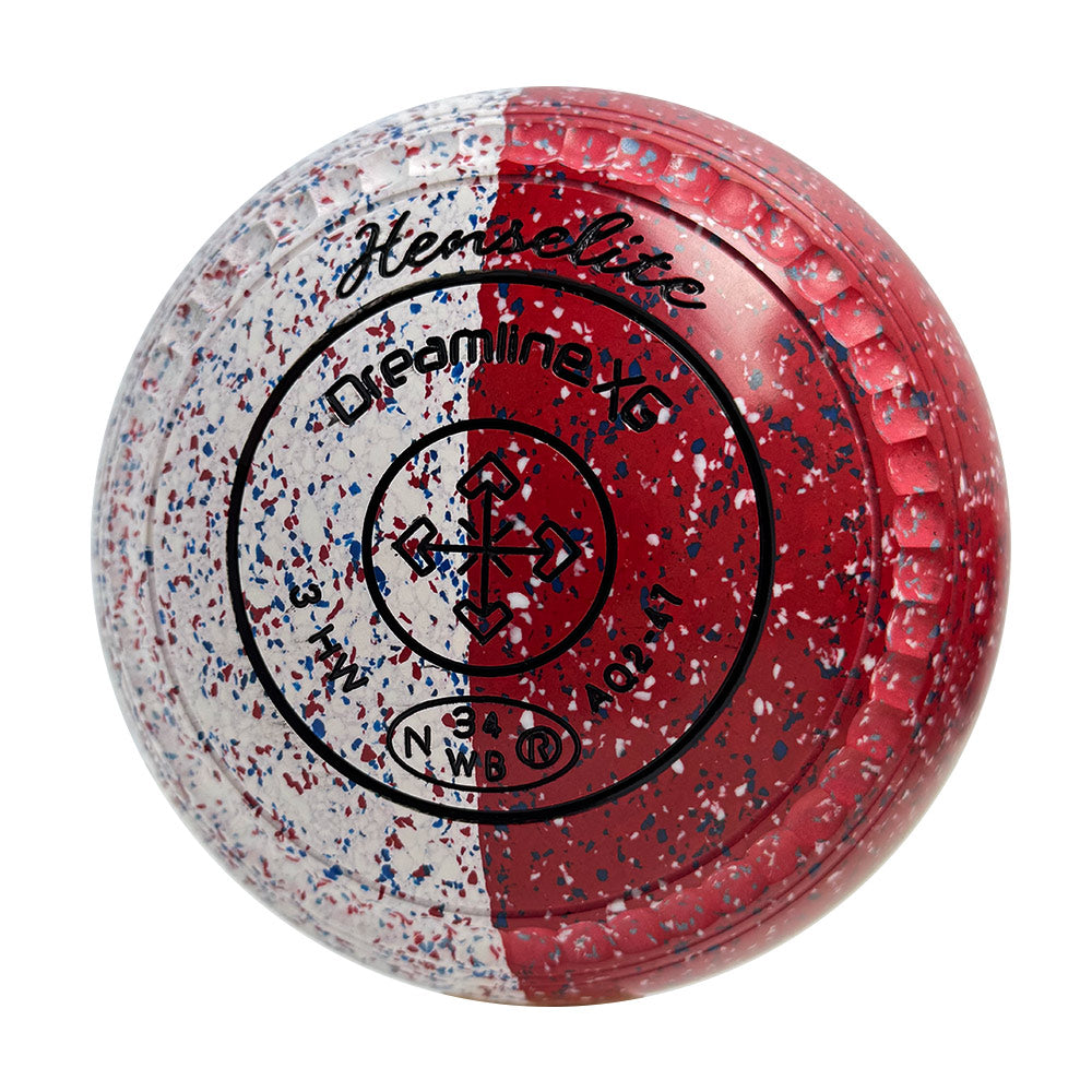 Henselite Dreamline XG Lawn Bowls Size 3 Heavy Gripped - Atrium Duo AQ2-47