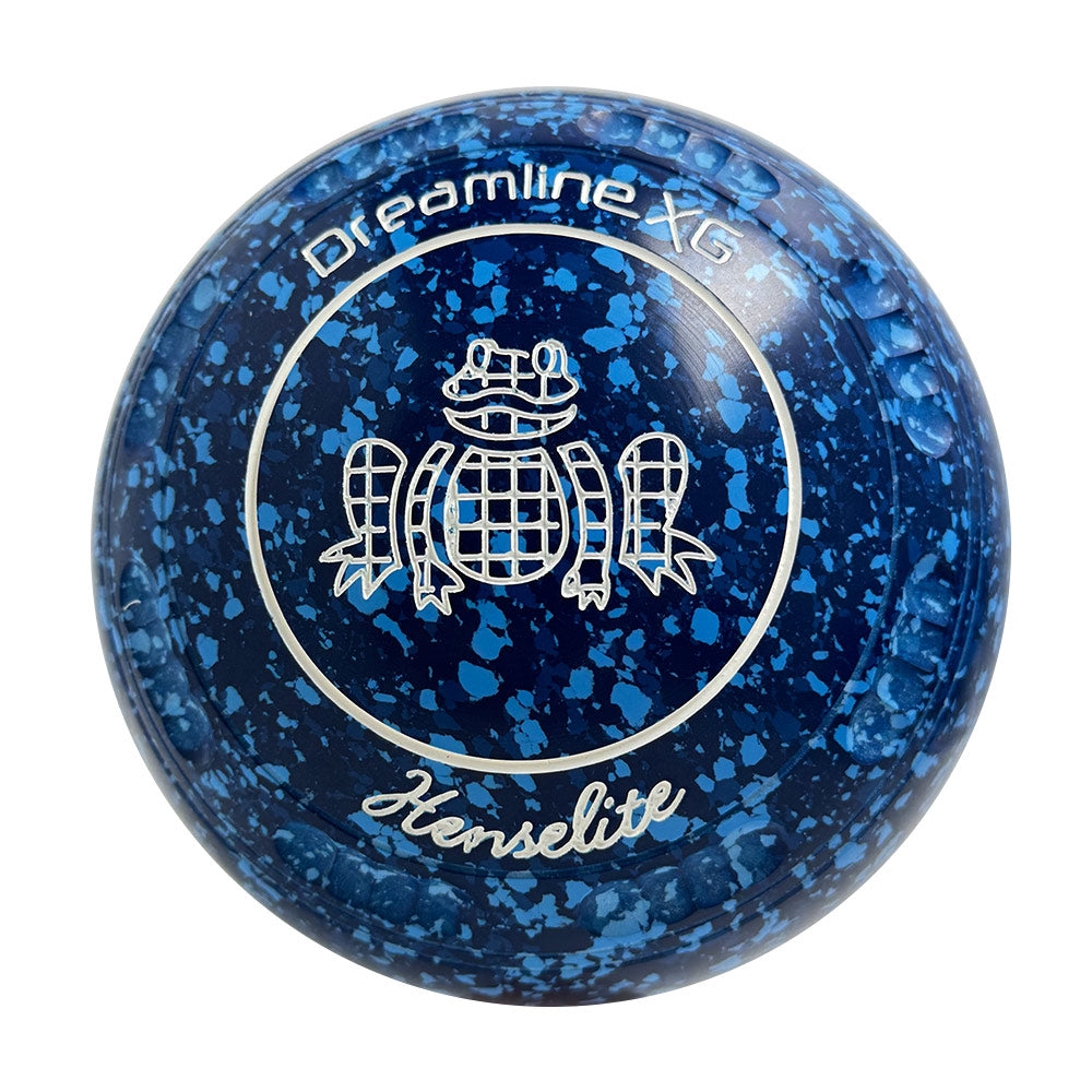 Henselite Dreamline XG Lawn Bowls Size 1 Heavy Gripped - Denim  AQ8-16