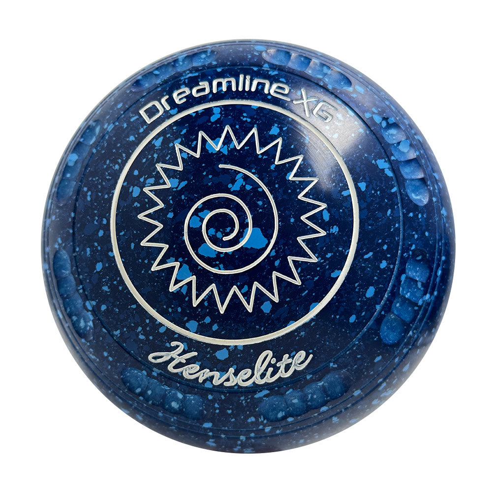Henselite Dreamline XG Lawn Bowls Size 3 Heavy Gripped - Denim AQ8-38