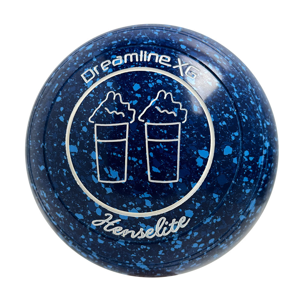 Henselite Dreamline XG Lawn Bowls Size 4 Heavy Non-Gripped - Denim  AQ8-47