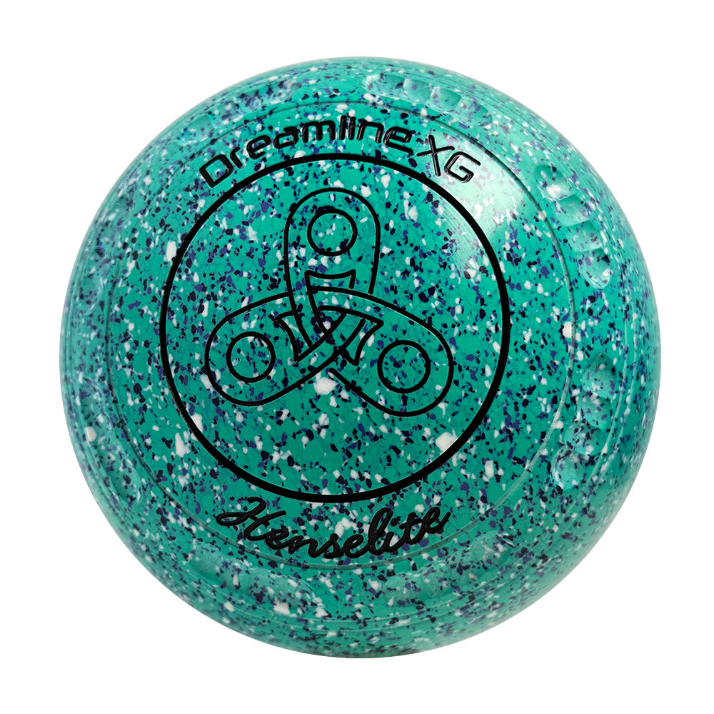 Henselite Dreamline XG Lawn Bowls Size 4 Heavy Gripped - Seaspray AR1-76