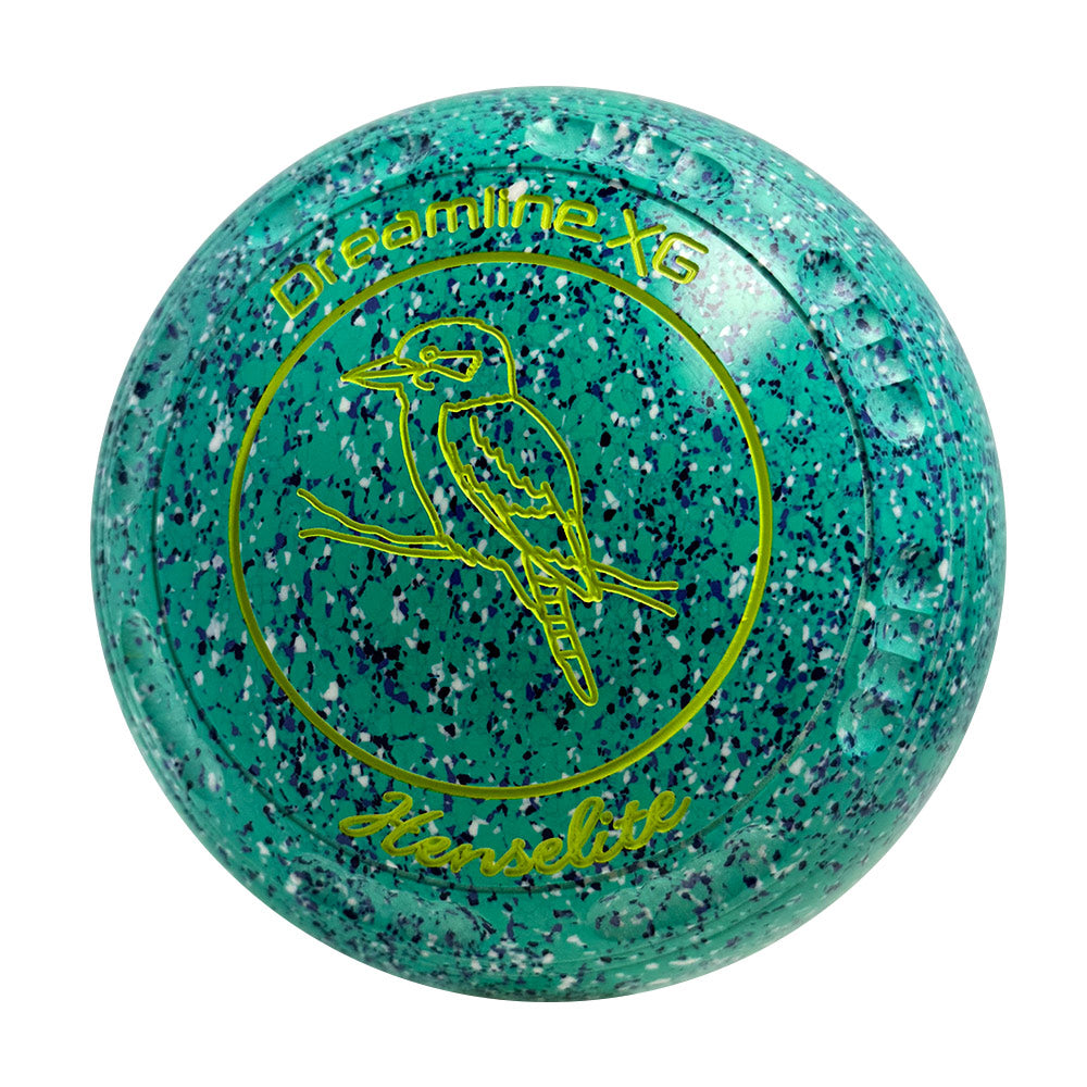 Henselite Dreamline XG Lawn Bowls Size 2 Heavy Gripped - Seaspray AR2-13