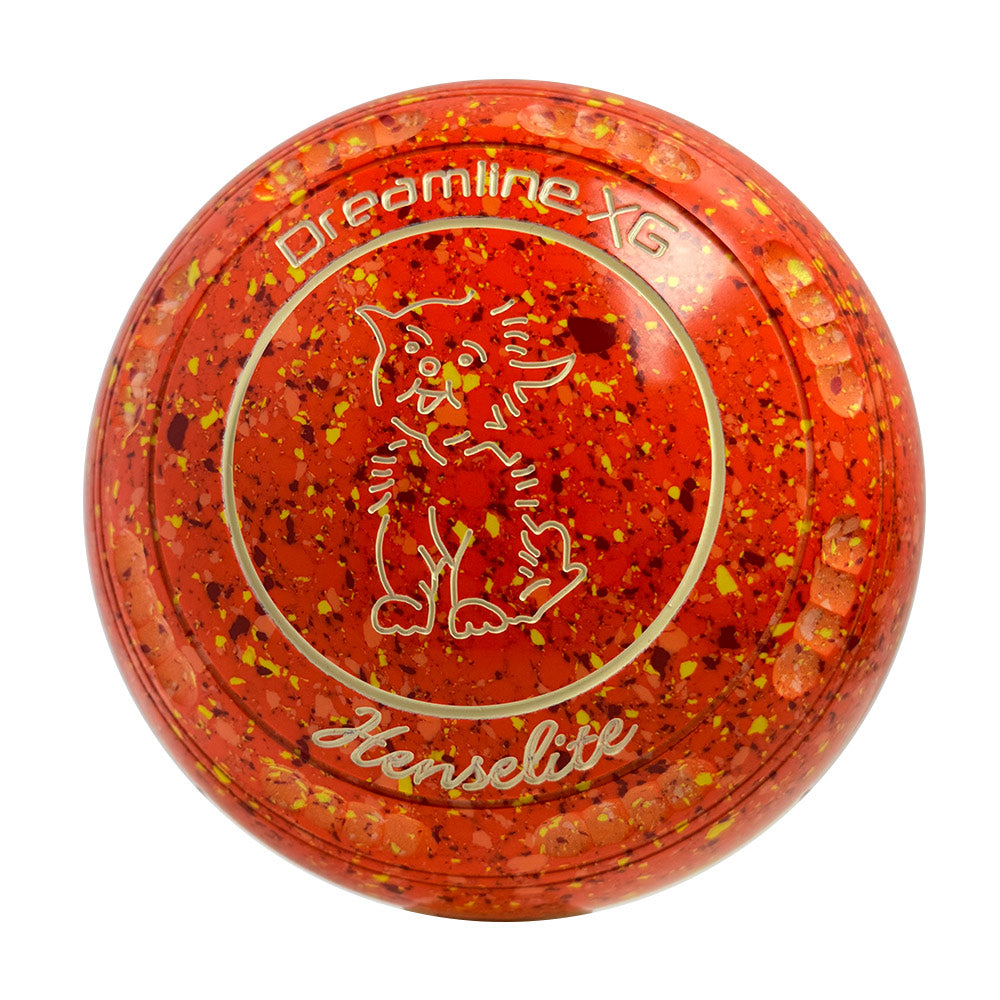 Henselite Dreamline XG Lawn Bowls Size 2 Heavy Gripped - Sunburst  AR6-94